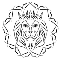 lion head tattoo