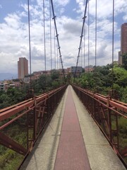Brigde mountains Medellin Colombia