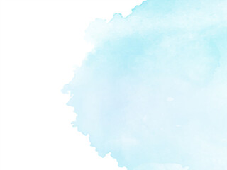 Soft blue watercolor texture design background