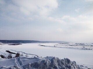 winter in the mountains