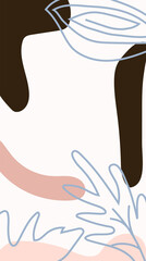 brochure, annual report and cover design templates for beauty, spa, wellness, natural products, cosmetics, fashion, healthcare