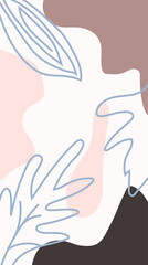 brochure, annual report and cover design templates for beauty, spa, wellness, natural products, cosmetics, fashion, healthcare