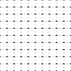 Fototapeta na wymiar Square seamless background pattern from black winners podium symbols are different sizes and opacity. The pattern is evenly filled. Vector illustration on white background