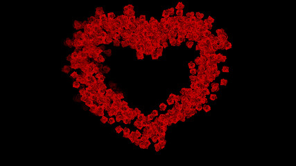 Smart City Artificial intelligence Network Technology 3D illustration