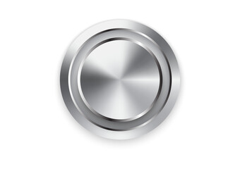 Iron button for vector design