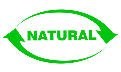 Natural flat icon vector