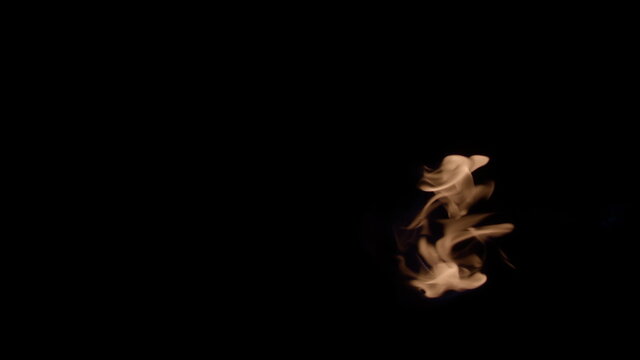 A fast rising flaming explosion covers the screen for a second creating a fast revealer for a logo or an intro or outro effect