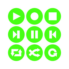 button for media player