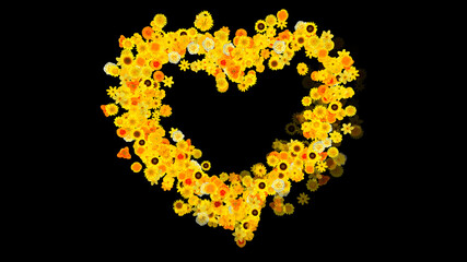 Smart City Artificial intelligence Network Technology 3D illustration