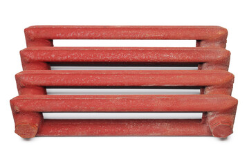 Cast iron heating battery