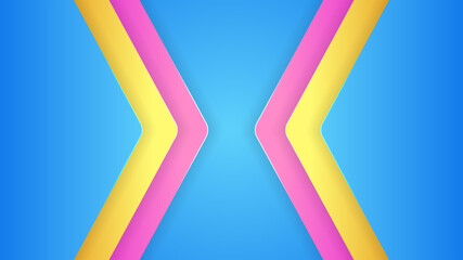Abstract colorful background with overlaping layer.