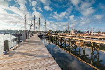 USA, Massachusetts, Cape Ann, Gloucester. Gloucester Schooner Festival.