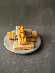 oriental nut sweetness in a cup on the table