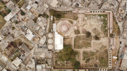 Aerial view of old Rawat Fort - Rawalpindi - Pakistan