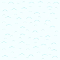 Cloud background pixel art. Texture cloud. Vector background.