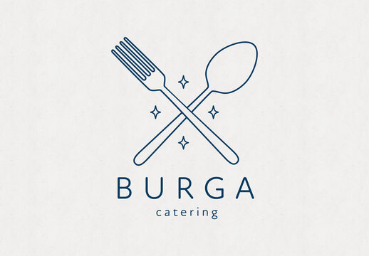 Logo Design with Spoon and Fork