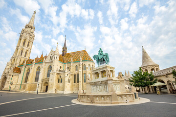 Fisherman's Bastion and Matthias Church in Budapest, Hungary