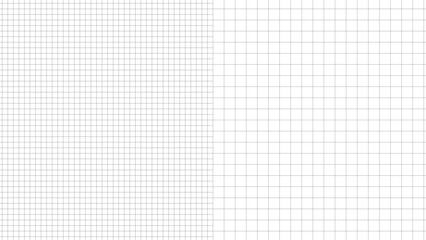 grid paper template with small and medium squares, black lines. vector illustration
