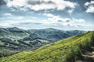 Fototapeta na wymiar Fairytale landscape, Carpathian Mountains