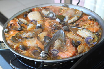 Paso a paso  Paella Mixta, Española
