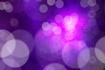 Purple lights bokeh background. Chrismas lights bokeh.