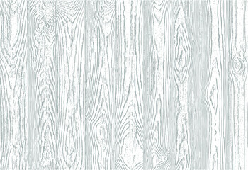 Vector grayscale wood panel texture for backgrounds or design. Rustic pine grain pattern wallpaper. Table top view. EPS10.