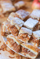 Apple pie slices (traditional hungarian version)