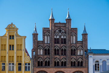 Hausfassaden in Stralsund