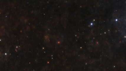 Fototapeta premium Stars in the night sky nebula and galaxy 3d illustration