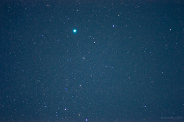 Naklejka premium Sirius Star Starry sky