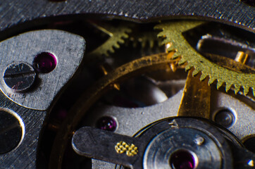 vintage watch machinery macro detail jewelry antiquity