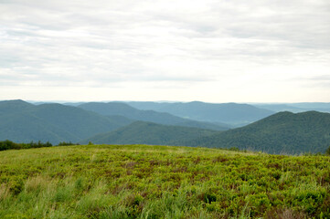 Green hills, Bieszczady mountains © Dominika