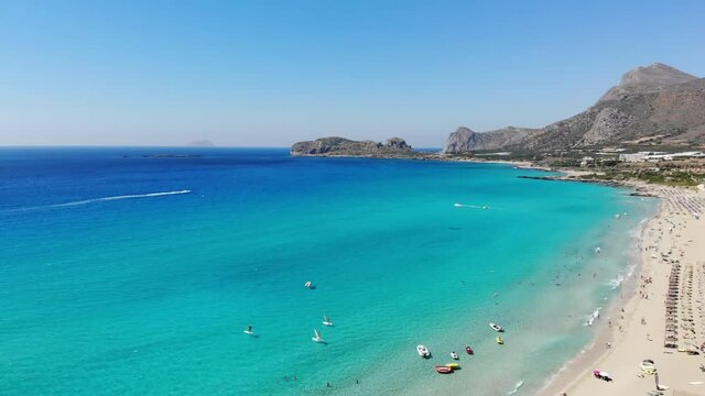 Falassarna Beach in Chania Crete Greece