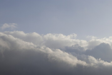 Fototapeta na wymiar Clouds in a sunny day