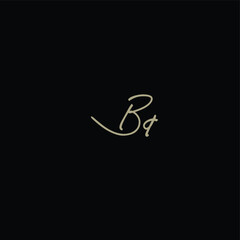 Ba handwritten logo for identity