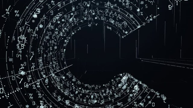 The symbol of modern copyright protection in the digital space. Intellectual property mark.