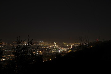 View of Bilbao at night