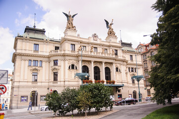 Fototapeta na wymiar National House of Vinohrady, Prague - 1