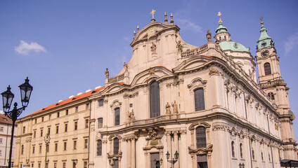 Obraz premium Church of St. nicholas in Prague 2