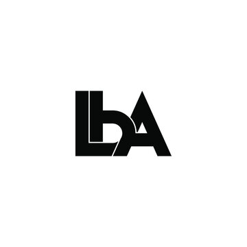 lba letter original monogram logo design