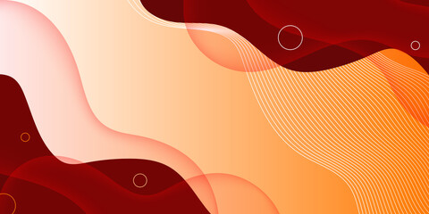 Colorful geometric background. Fluid shapes composition. 