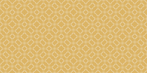 Seamless pattern, background with decorative ornament in golden color. Wallpaper texture for your design