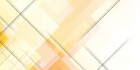 abstract yellow geometric square pattern banner design 
