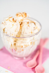 Coconut ice cream