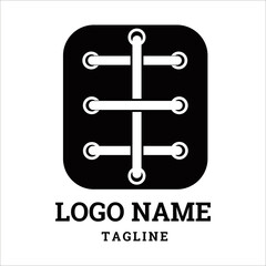 business logo design shoelace