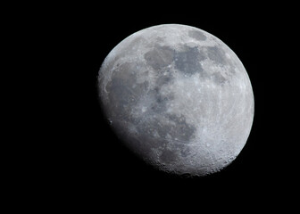 Waxing Gibbous Moon, February 2021