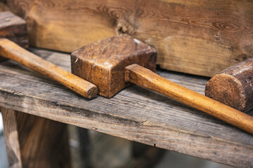 Wooden Hammer Antique