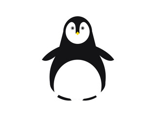 penguin on a white background
