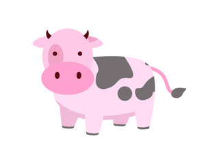 pink cow cute