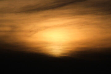 sunset over the sea